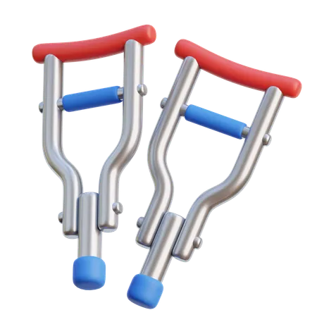 Crutches  3D Icon