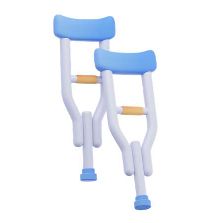 Crutches  3D Icon