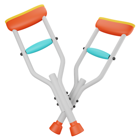 Crutches  3D Icon