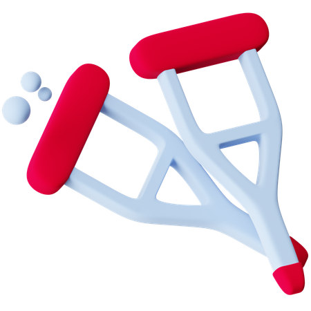 Crutches  3D Icon