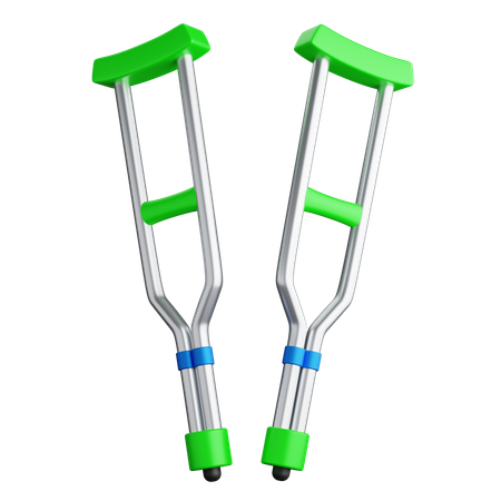 Crutches  3D Icon