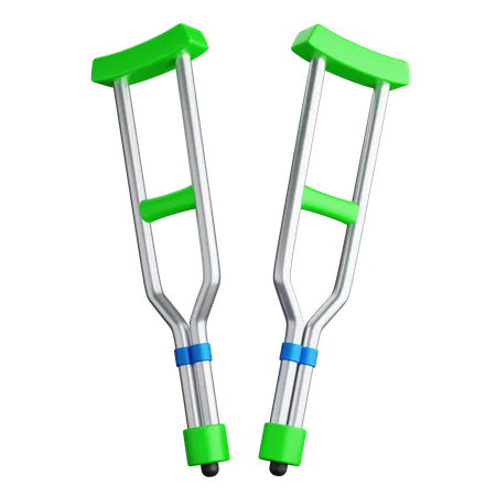 Crutches  3D Icon