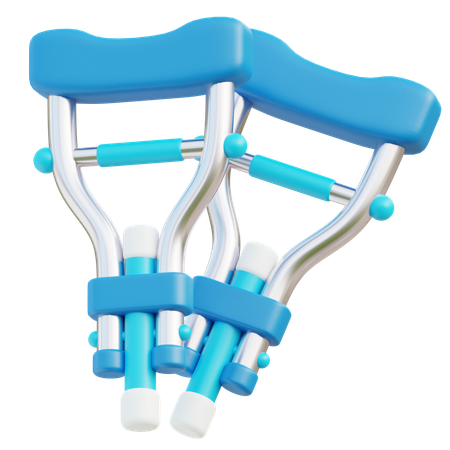 Crutches  3D Icon