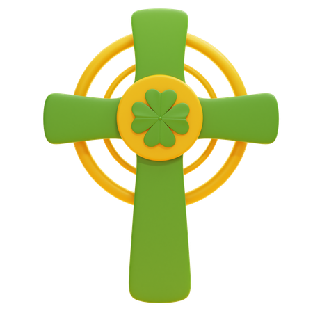 Cruz Celtica  3D Icon