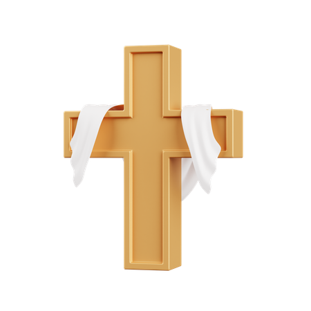 Cruz de cristo  3D Icon