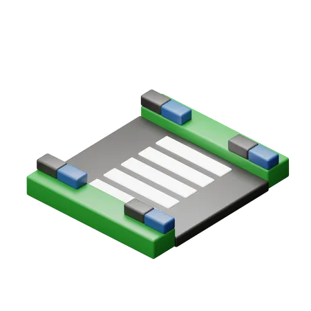 Paso de cebra  3D Icon