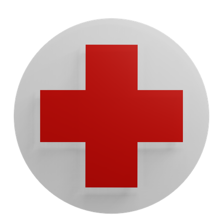 Cruz Roja  3D Icon