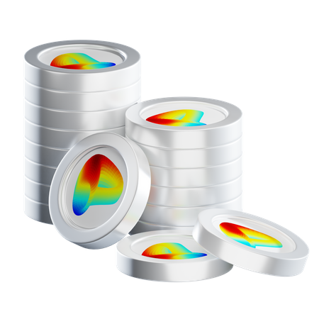 Crv Coin Stacks  3D Icon