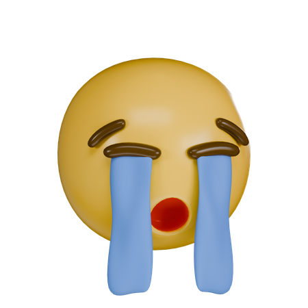 Cry  3D Icon