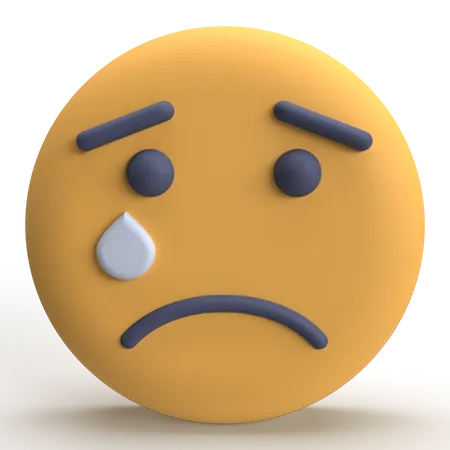 Cry Emoji  3D Icon