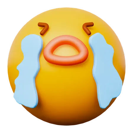 Cry Emoji  3D Icon