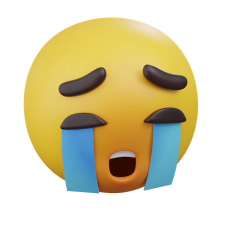 Cry Emoji  3D Icon