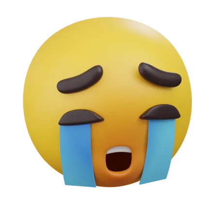 Cry Emoji  3D Icon