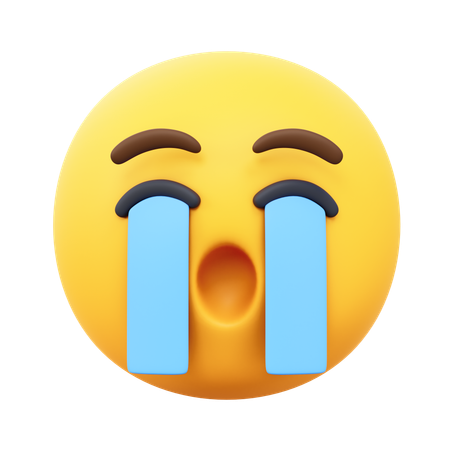 Cry Emoji  3D Icon
