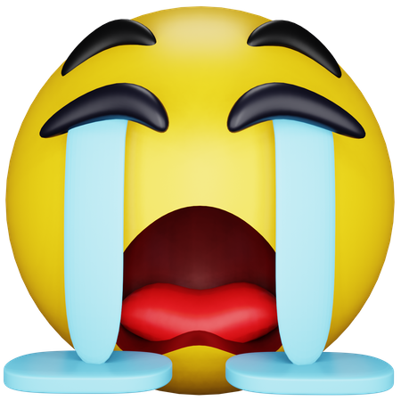Cry Emoji 3D Icon