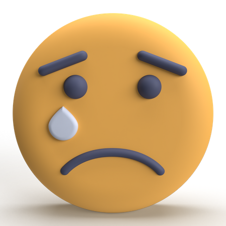 Cry Emoji  3D Icon
