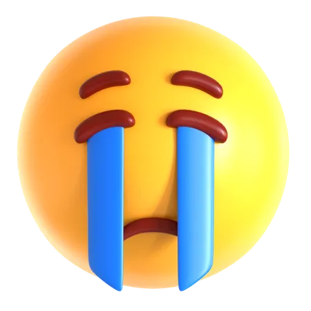 Cry Face Emoji  3D Icon