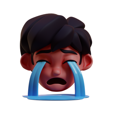 Crying  3D Icon