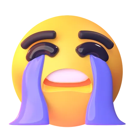 Crying  3D Icon