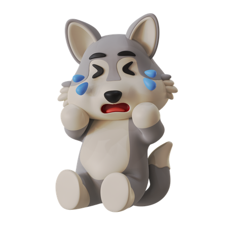 Crying  3D Icon