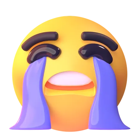 Crying 3D Icon