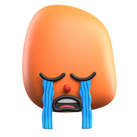 Crying Emoji  3D Icon