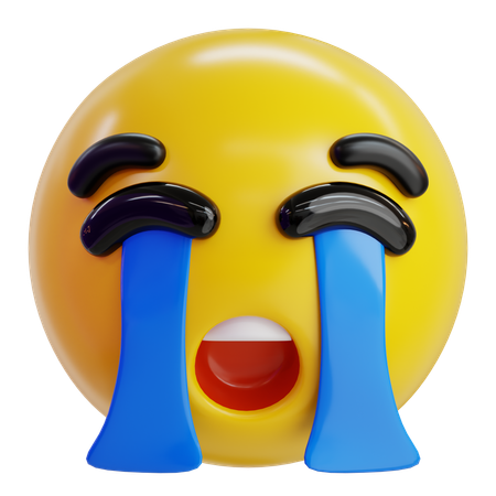 Crying Emoji  3D Icon