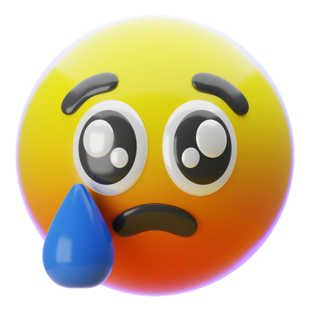 CRYING EMOJI  3D Icon