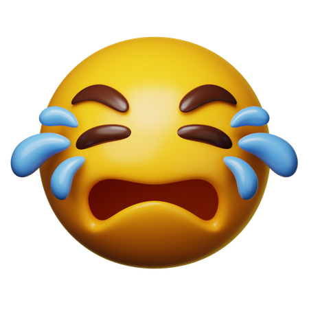 Crying Emoji  3D Icon