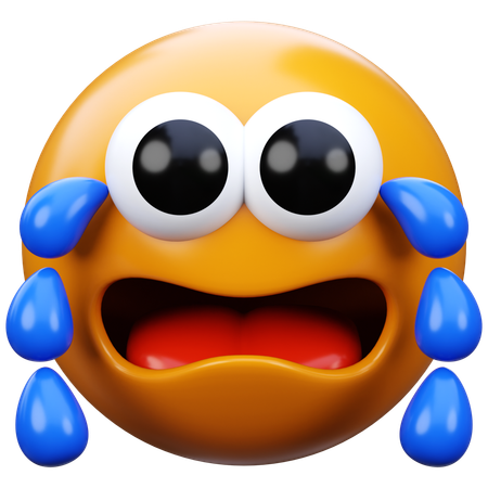 Crying Emoji  3D Icon