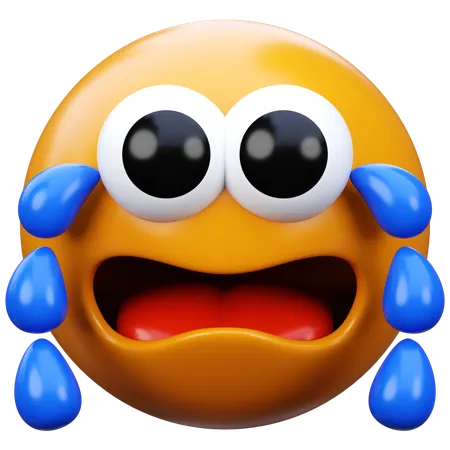 Crying Emoji  3D Icon