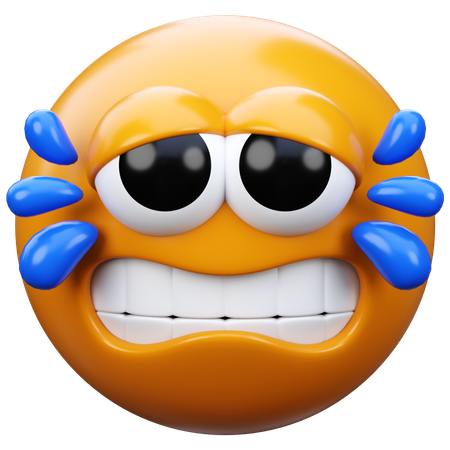 Crying Emoji  3D Icon