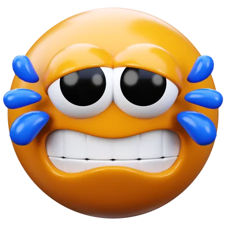 Crying Emoji  3D Icon