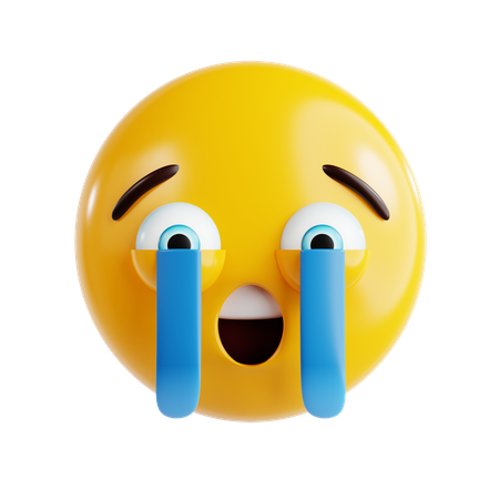 Crying Emoji  3D Icon