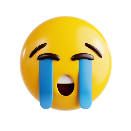 Crying Emoji  3D Icon