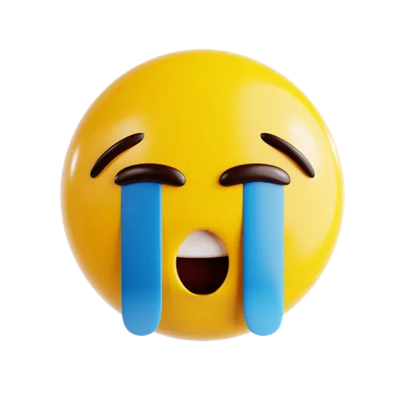 Crying Emoji  3D Icon