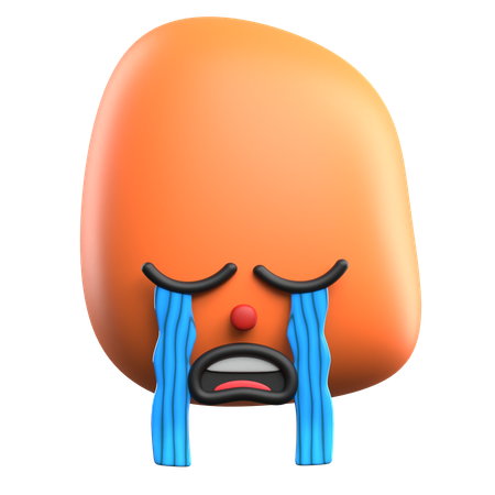 Crying Emoji  3D Icon