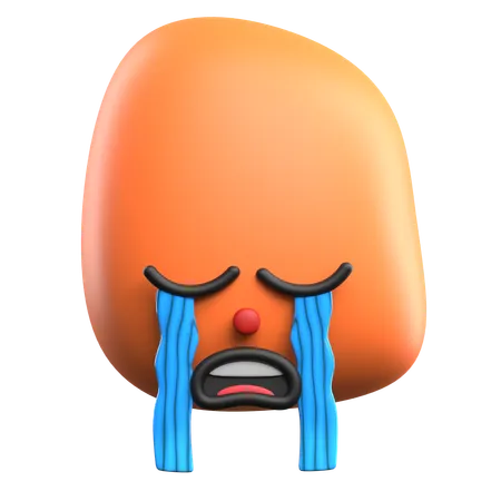 Crying Emoji  3D Icon