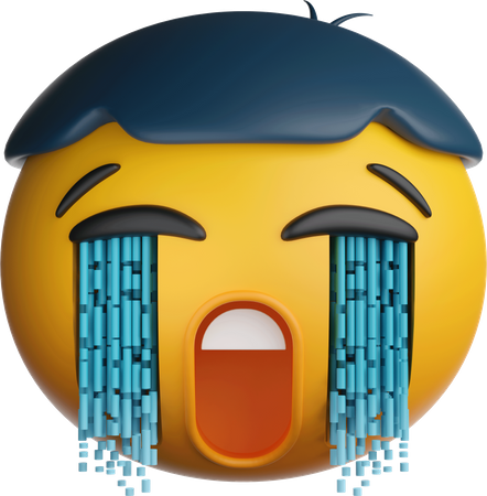 Crying Emoji  3D Icon