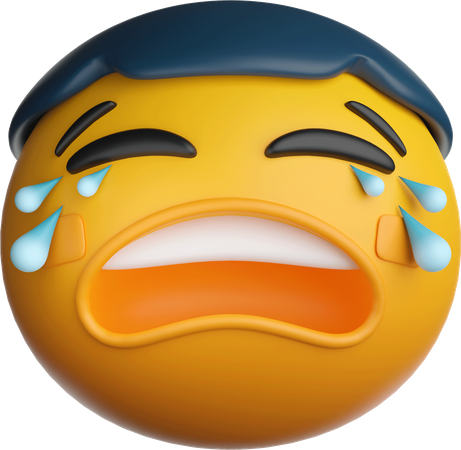 Crying Emoji  3D Icon