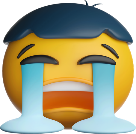 Crying Emoji  3D Icon