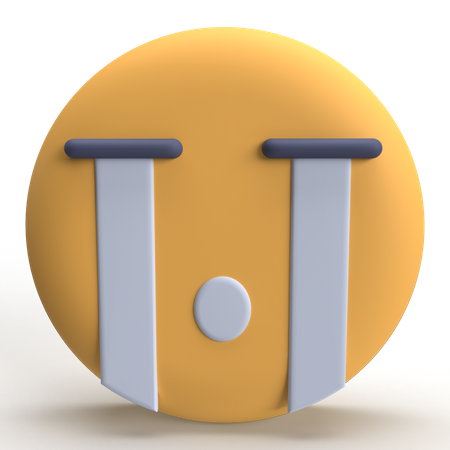 Crying Emoji  3D Icon