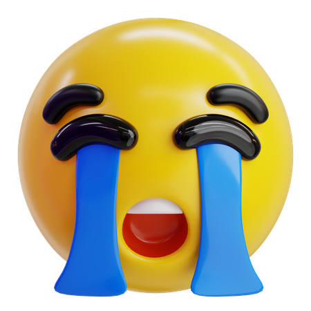 Crying Emoji  3D Icon