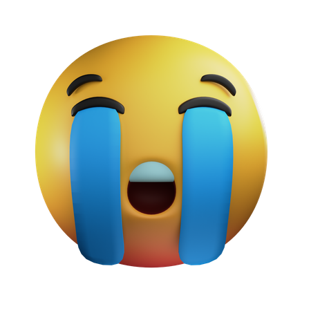 Crying Emoji  3D Illustration