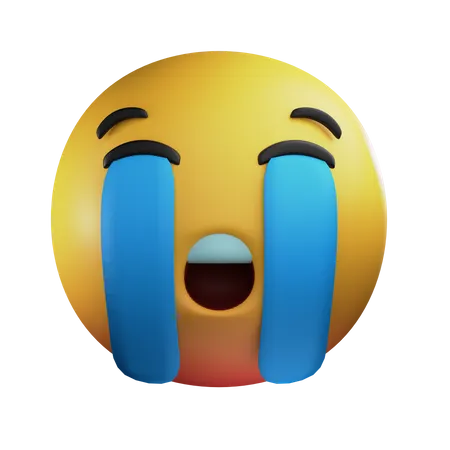 Crying Emoji  3D Illustration