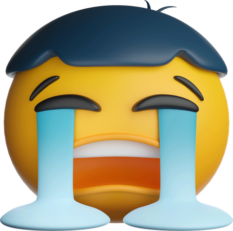 Crying Emoji  3D Icon
