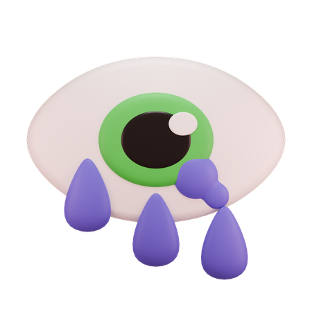 Crying Eye  3D Icon