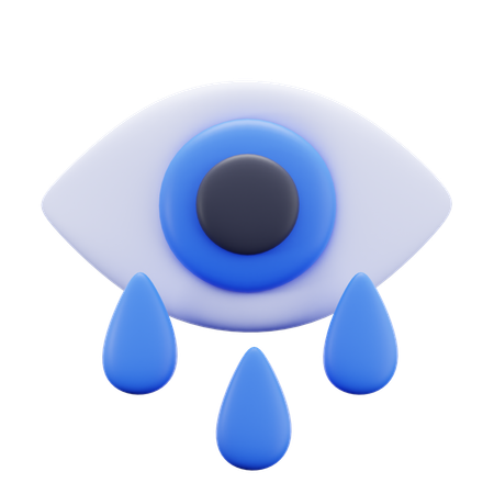 Crying Eyes  3D Icon