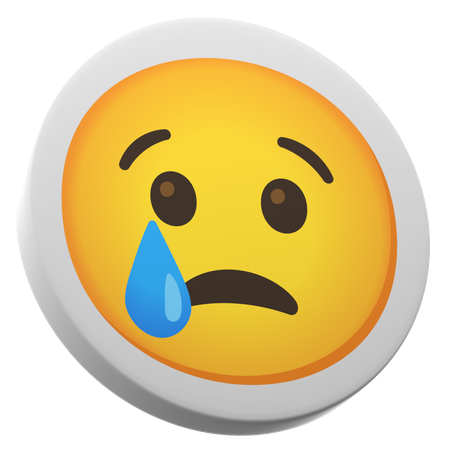 Crying Face  3D Icon