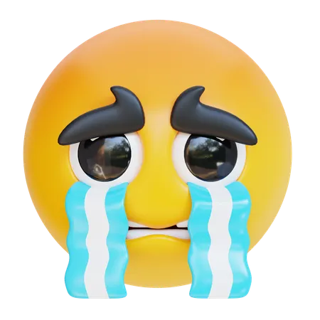 Crying Face  3D Icon